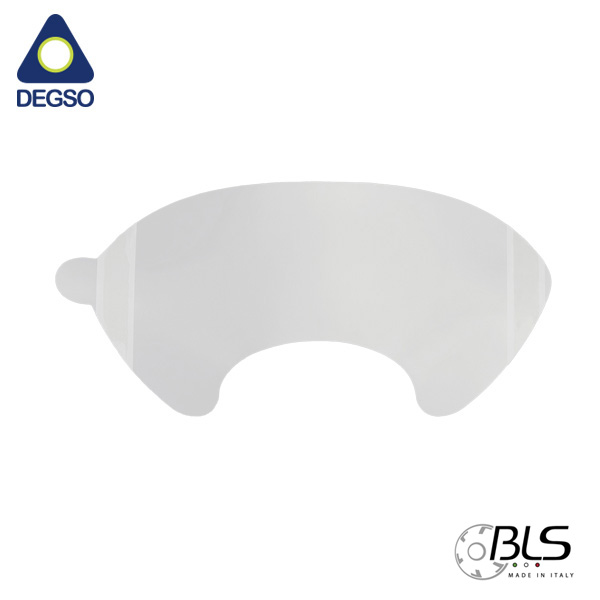 Protector de visor para pieza facial en acetato (paquete de 5 unidades)