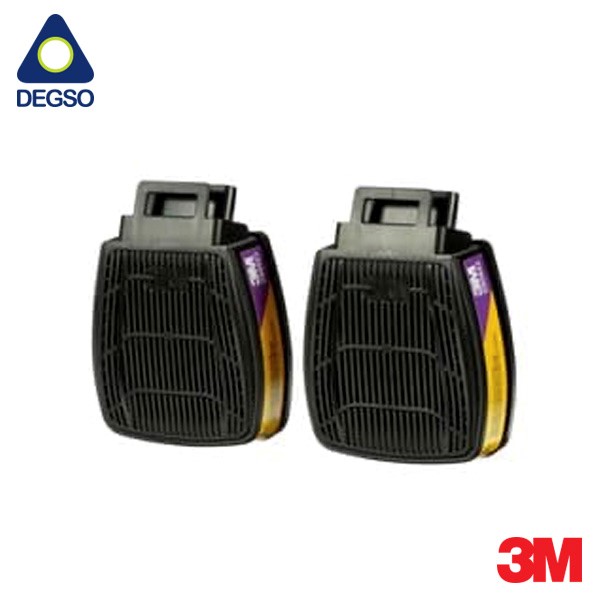 Cartucho 3M™ Secure Click™ D80923 para partículas P100, vapores orgánicos y gases ácidos