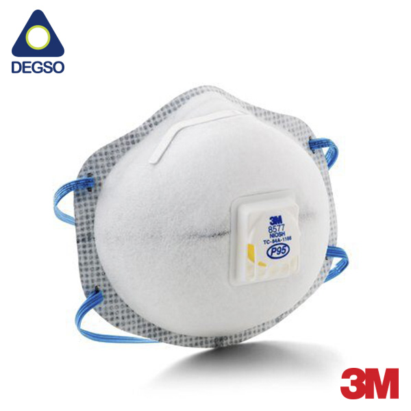 Respirador valvulado 3M™ 8577 (caja de 10 unidades)