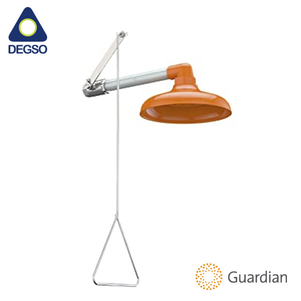 Ducha de emergencia horizontal con cabeza plástica Guardian G1643