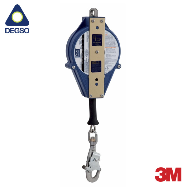 Línea de vida autorretráctil 3M™ DBI-SALA® Ultra-Lok™ 3504432, cable de acero inoxidable, 30 pies