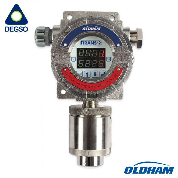 Monitor Fijo de Gases ITRANS2 Cabeza Simple (NH3), 500 ppm (Carcasa de Acero Inoxidable) modo de transmisión 4-20mA y ModBus RS485, 3 Relés internos (alarma baja, alarma alta y falla)