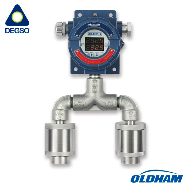 Monitor de gases fijo iTrans 2 cabeza doble - OnBoard configurado para H2S-LEL(Metano)