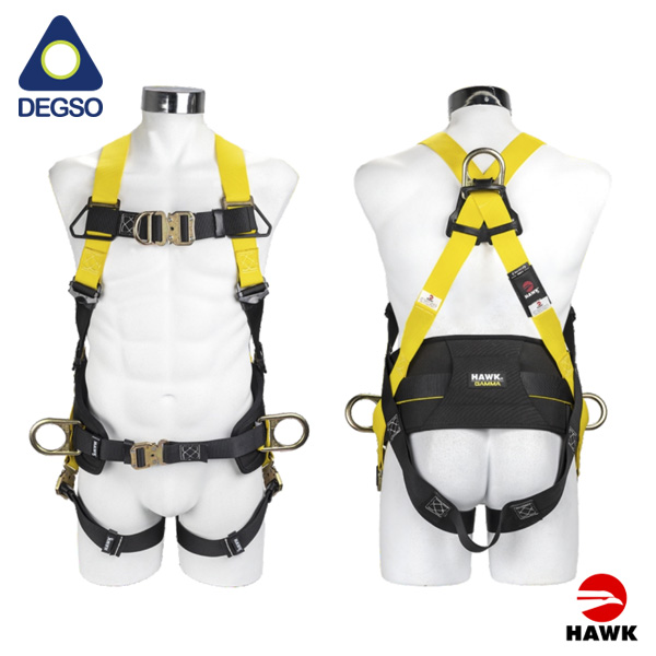 Arnés en H 4 anillos con faja HAWK® 462FQ