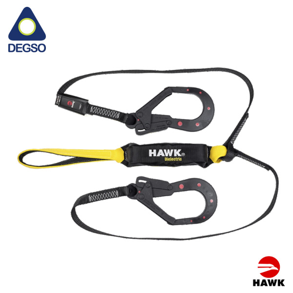 Línea de vida de doble brazo dieléctrica HAWK® 671T-1.80 (EN)