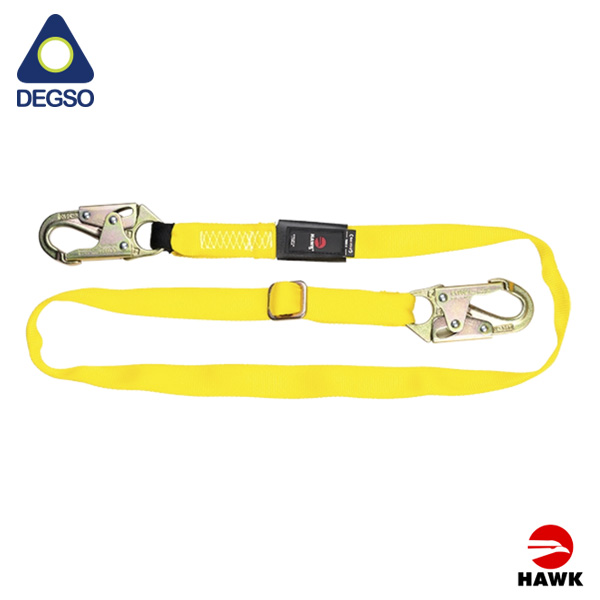 Eslinga de posicionamiento regulable de 1,2 m a 1,8 m con ganchos