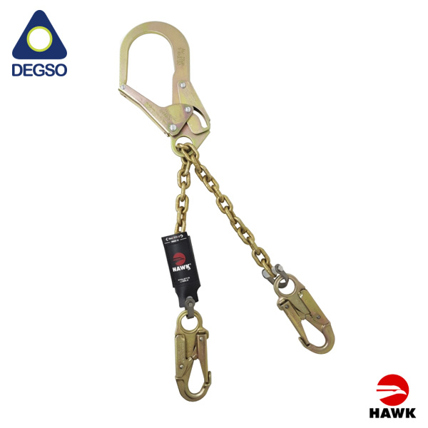 Eslinga de posicionamiento de cadena con conector y sin gancho giratorio