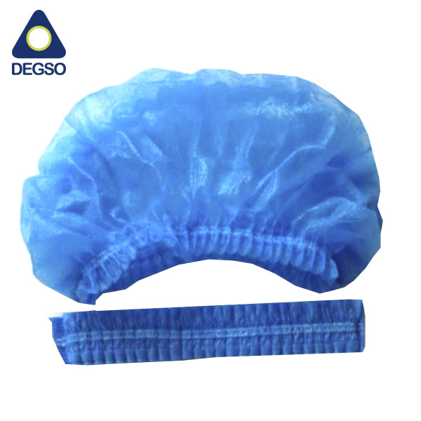 Cofia desechable azul tipo acordeón (paquete de 2000 unidades)