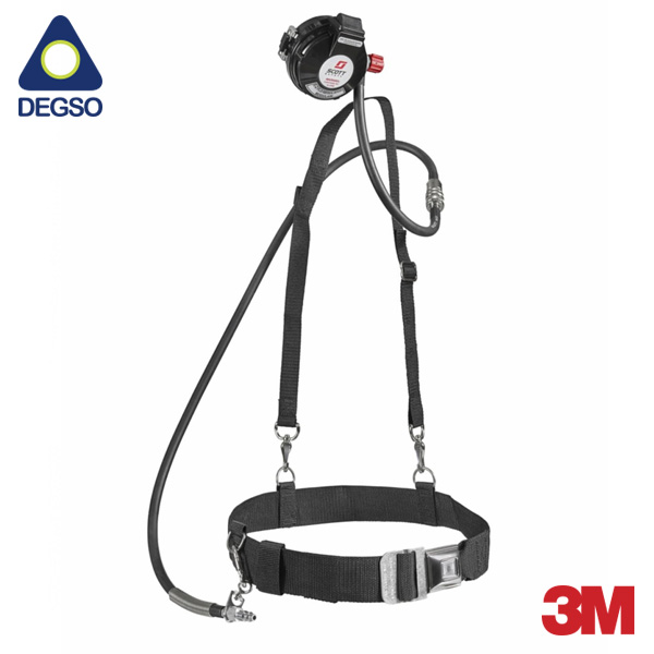 Respirador de suministro de aire 3M™ Scott™ E-Z Airline con arnés de nylon, con regulador E-Z Flo Modulair™, conexión a manguera tipo Hansen (no incluye la pieza facial ni la manguera)