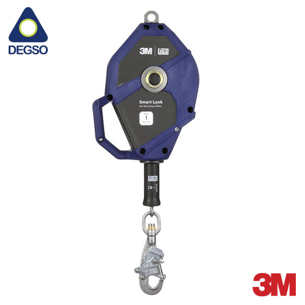 Línea de vida autorretráctil 3M™ DBI-SALA® Smart Lock 3503872, 20 pies, cable galvanizado, clase 1