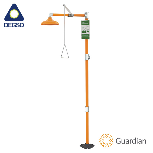 Ducha de emergencia con cabeza plástica Guardian G1662