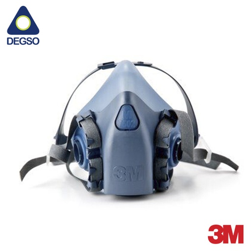 Pieza facial de media cara de silicona 3M™ serie 7500