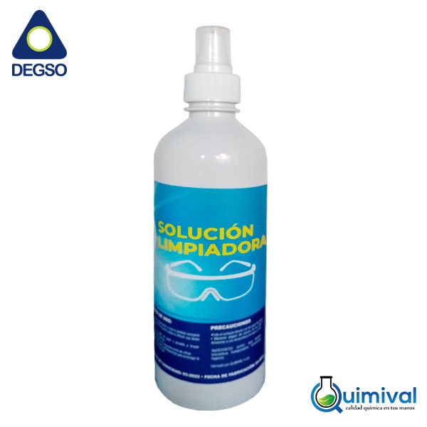 Solución limpiadora de gafas (botella de 500 ml)