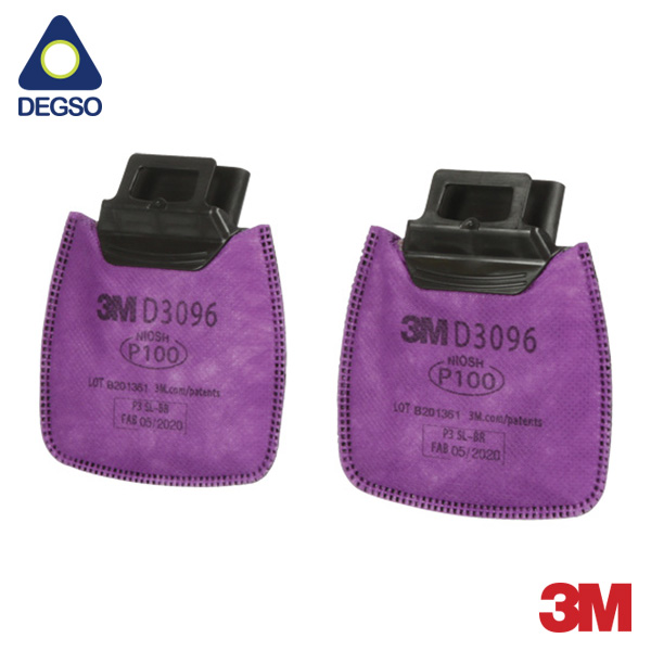 Filtro 3M™ Secure Click™ para partículas P100 y niveles molestos de gases ácidos