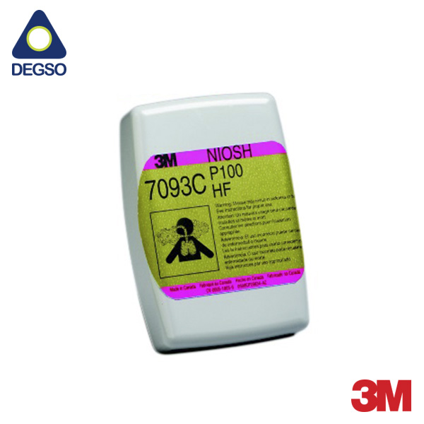 Filtro 3M™ 7093C para partículas P100, HF y niveles molestos de vapores orgánicos y gases ácidos