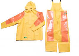 Traje impermeable de fumigación de dos piezas C16 2L amarillo