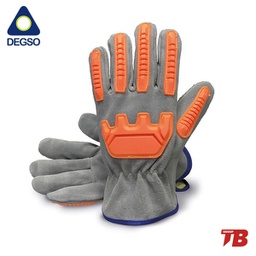 Guante de cuero anticorte y contra impacto 167KV IMPACT