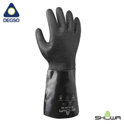 [BE6784R-10] Guante para químicos recubierto de neopreno SHOWA® 6784R