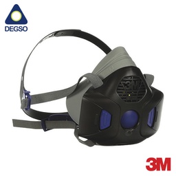 Pieza facial de media cara 3M™ Secure Click™ HF-800SD