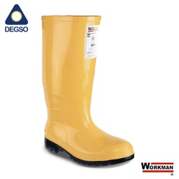 Bota impermeable amarilla Workman hasta la rodilla