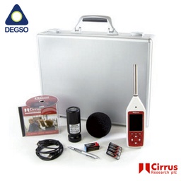 [CICK162C] Kit calibrador acústico y sonómetro Optimus Red Clase 2, banda de octavas 1:1