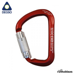 [RBASXXLALU] Mosquetón de aluminio tipo D cierre automático XXLALU