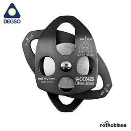 [RBASDOUBLE] Polea doble de aluminio DOUBLE