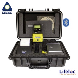 [LL11262SPAN] Alcoholímetro profesional portátil Lifeloc FC20BT DMS con impresora inalámbrica y teclado inalámbrico