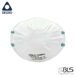 [BLS128BW] Respirador desechable FFP2 R D para partículas en forma de copa con elásticos soldados (caja de 20 unidades)