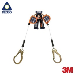 [3M3500276] Auto retráctil 3M™ DBI-SALA® Nano-Lok™ 3500276 de brazos gemelos de cable de 8 pies (2.4 m) para bordes cortantes