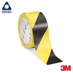 [3M766] Cinta amarillo y negro 3M™ 766 (caja de 24 rollos de 2&quot; x 36 yardas)