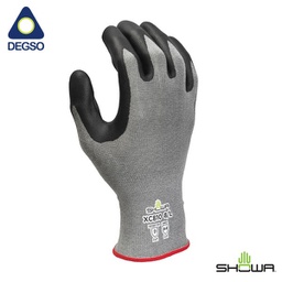 Guante anticorte con palma de nitrilo micro poroso SHOWA® DURACoil™ ALPHA XC810