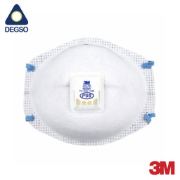 [3M8576P95] Respirador valvulado 3M™ 8576 para partículas P95 y niveles molestos de gases ácidos (caja de 10 unidades)