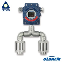 [OLDITRANS2-14111B2] Monitor de gases fijo iTrans 2 cabeza doble - OnBoard configurado para H2S-LEL(Metano)