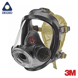 Pieza facial de cara completa 3M™ Scott™ AV-3000 HT con arnés de kevlar de 5 puntos de anclaje