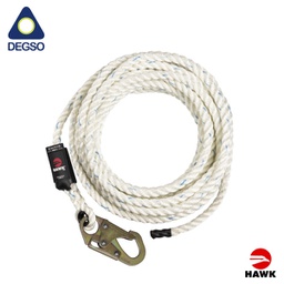 [HAWK101PDC-200FT] Cuerda semi-estática de POLYDAC (60 m) de largo HAWK® 101PDC