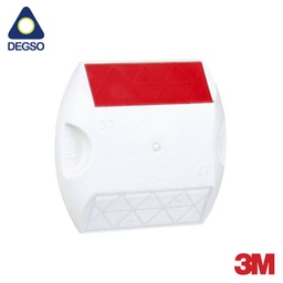 [3MRPM-290-WR] Tacha retroreflectiva bidireccional blanca - roja 3M™ RPM-290-WR