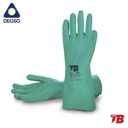 Guante de nitrilo para químicos 9009LG (Funda de 10 pares)