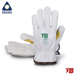 Guante de cuero con refuerzo mecánico y térmico calor 160IBRF