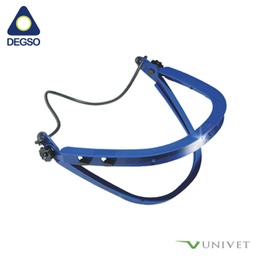 [UN606040000] Soporte de visor para casco 606 azul